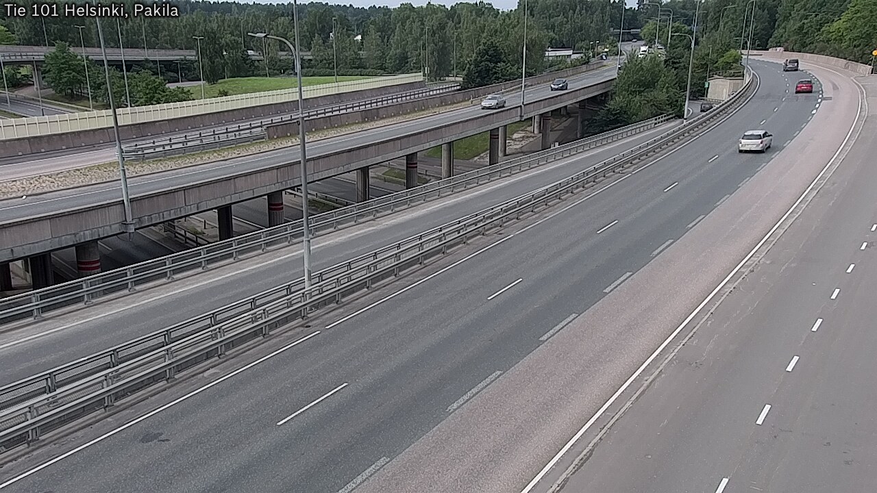 Weather Camera Image Road 101 Helsinki, Pakila, Helsinki, Uusimaa
