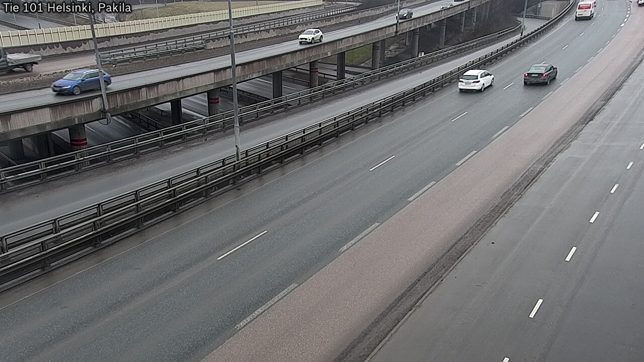 Weather Camera Image Väg 101 Helsingfors, Baggböle, Helsinki, Uusimaa