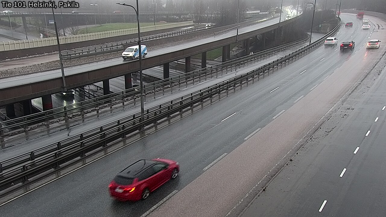 Weather Camera Image Väg 101 Helsingfors, Baggböle, Helsinki, Uusimaa