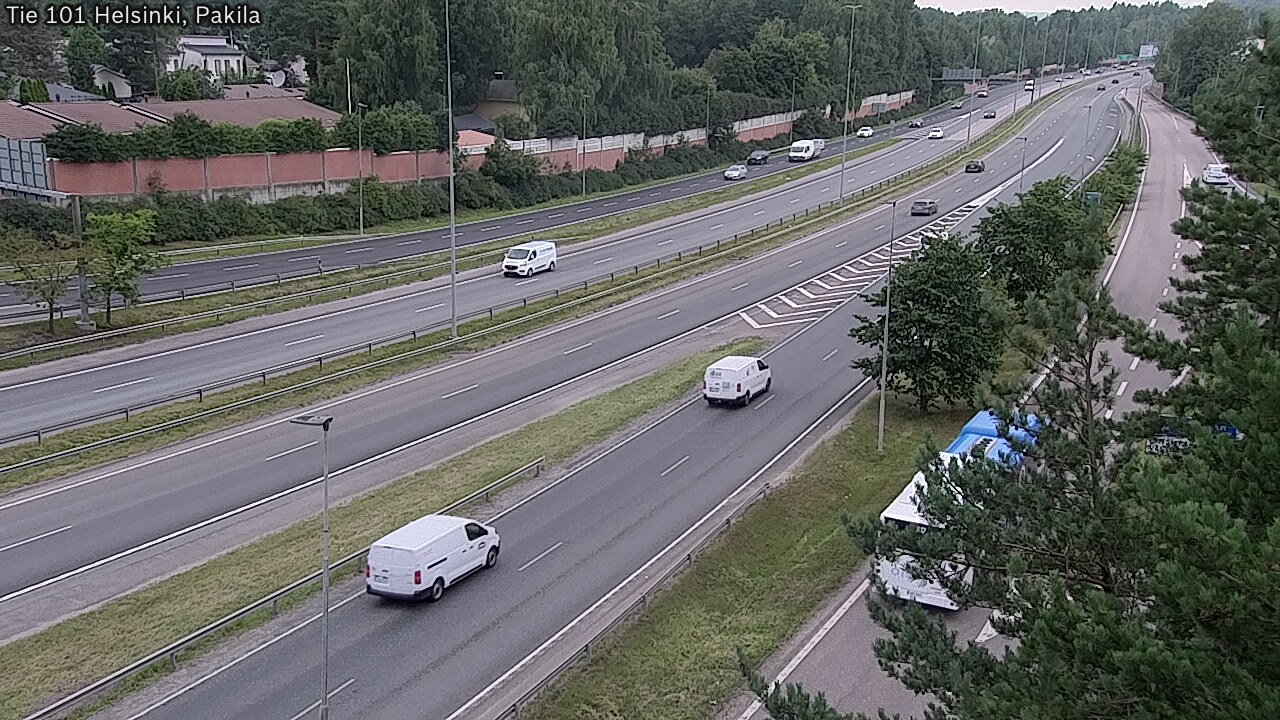 Weather Camera Image Väg 101 Helsingfors, Baggböle, Helsinki, Uusimaa