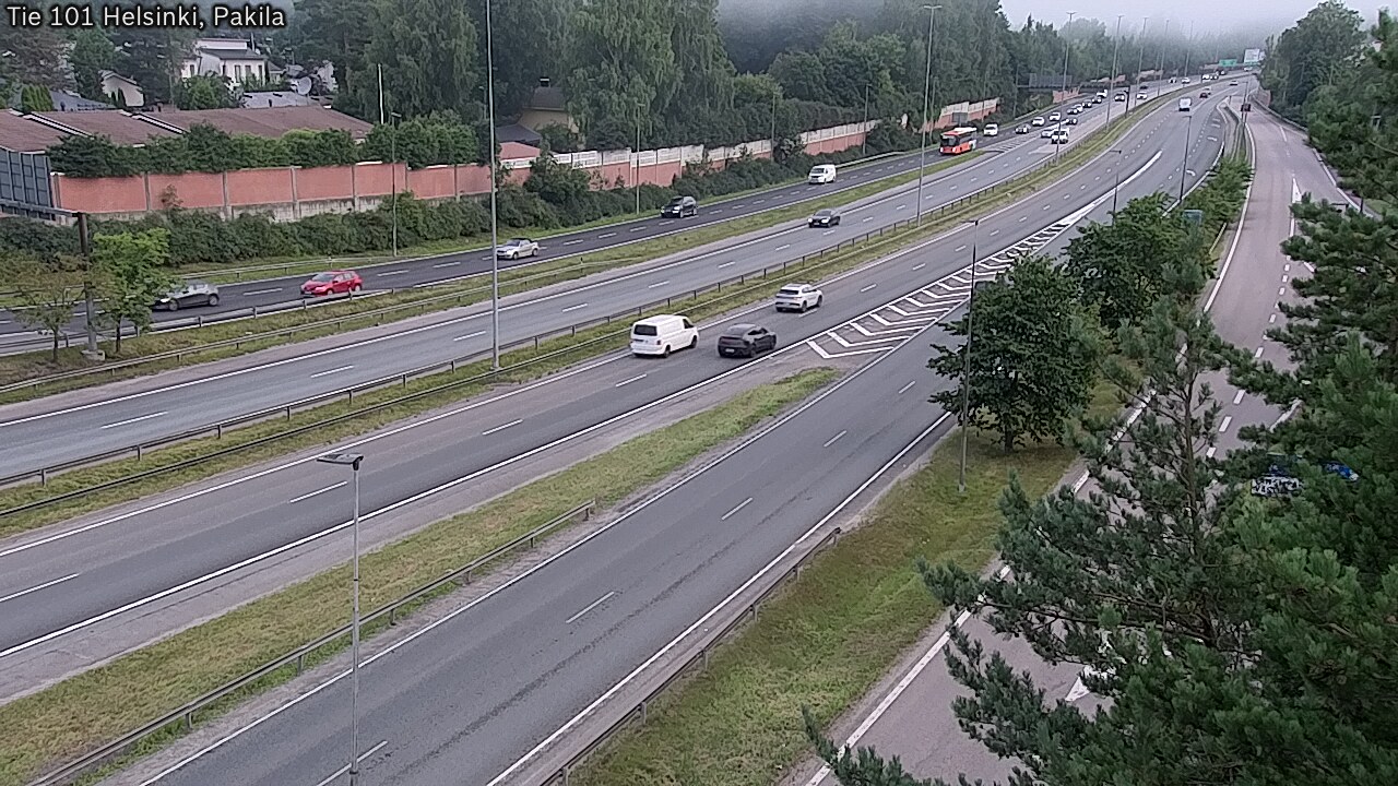Weather Camera Image Road 101 Helsinki, Pakila, Helsinki, Uusimaa