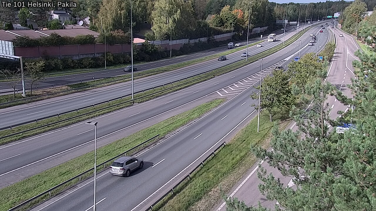 Weather Camera Image Road 101 Helsinki, Pakila, Helsinki, Uusimaa