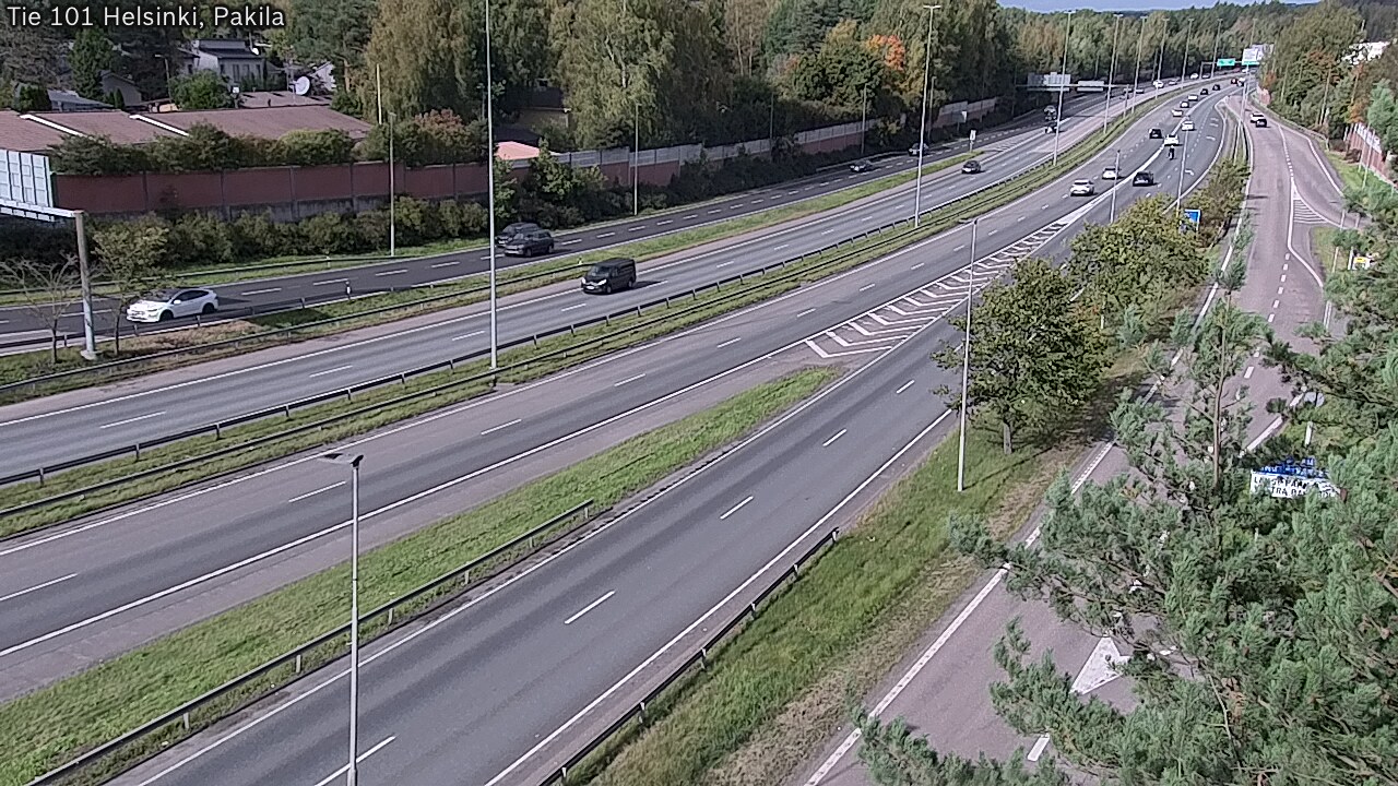 Weather Camera Image Road 101 Helsinki, Pakila, Helsinki, Uusimaa