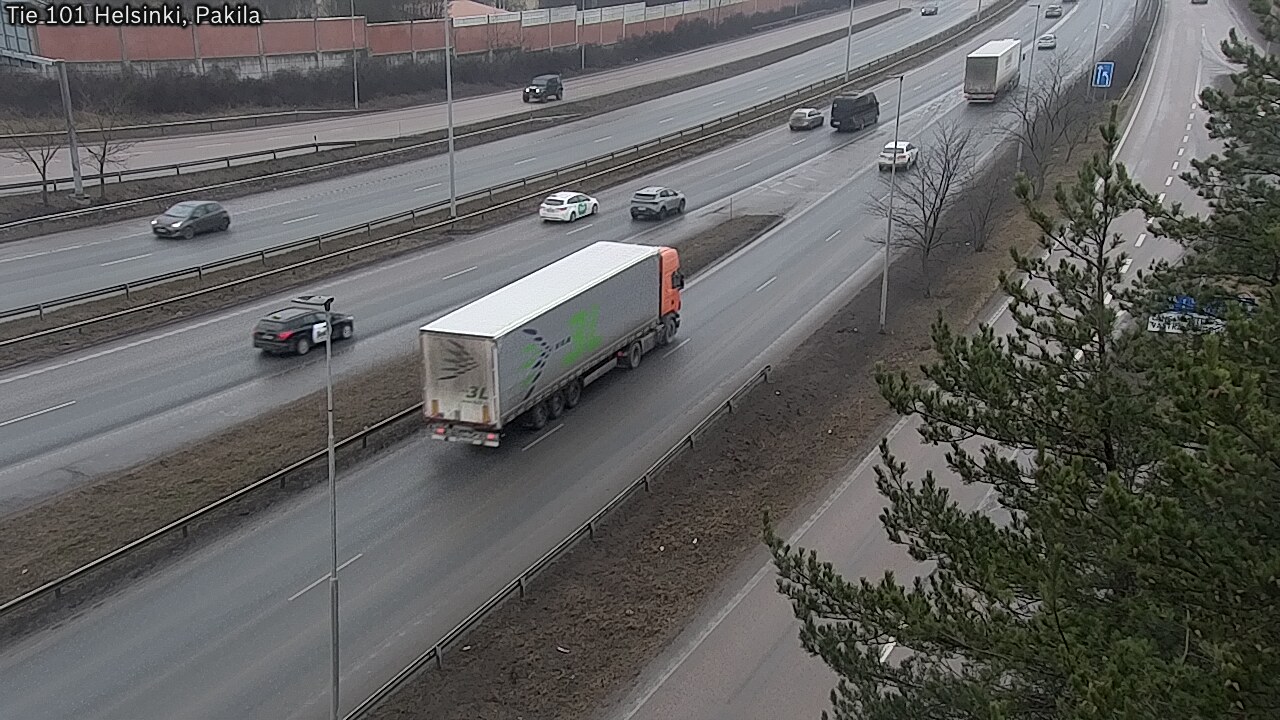 Weather Camera Image Road 101 Helsinki, Pakila, Helsinki, Uusimaa