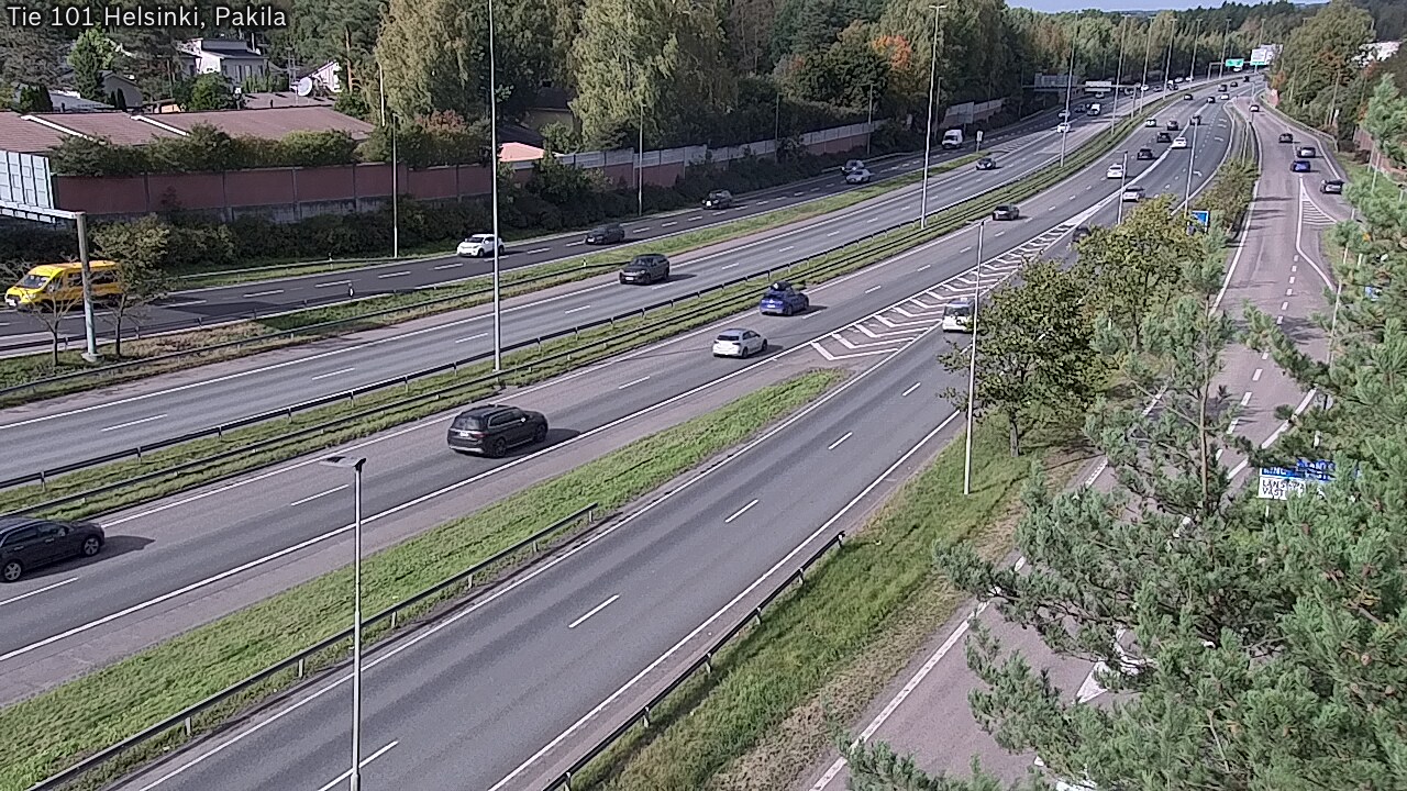 Weather Camera Image Road 101 Helsinki, Pakila, Helsinki, Uusimaa