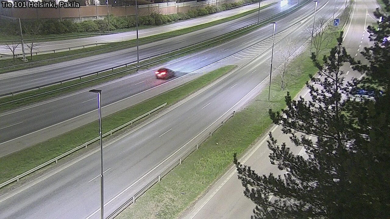 Weather Camera Image Väg 101 Helsingfors, Baggböle, Helsinki, Uusimaa