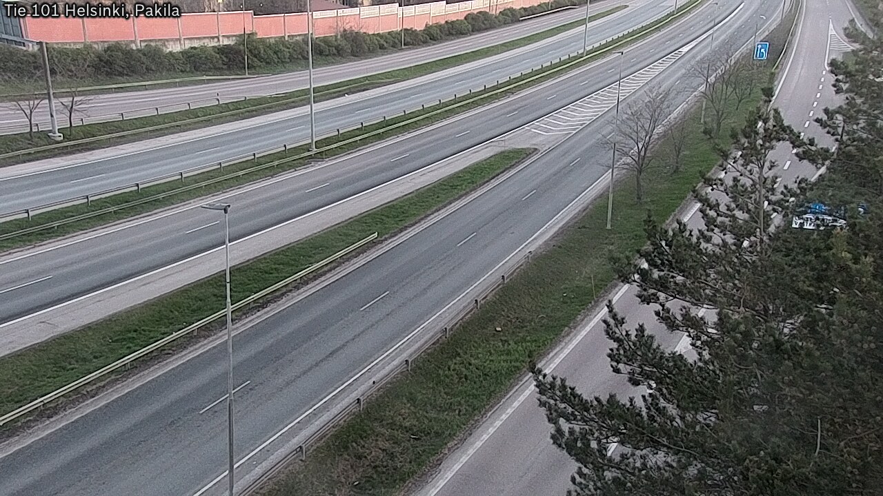 Weather Camera Image Väg 101 Helsingfors, Baggböle, Helsinki, Uusimaa