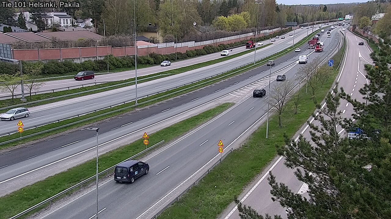 Weather Camera Image Väg 101 Helsingfors, Baggböle, Helsinki, Uusimaa
