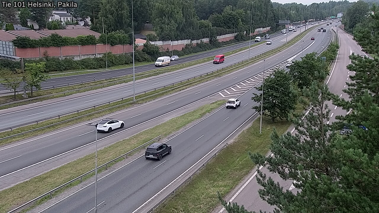 Weather Camera Image Väg 101 Helsingfors, Baggböle, Helsinki, Uusimaa
