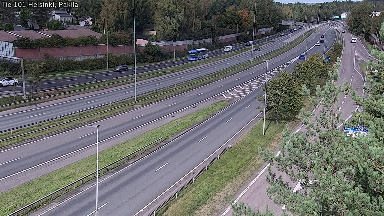 Weather Camera Image Road 101 Helsinki, Pakila, Helsinki, Uusimaa