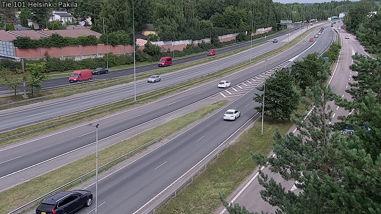 Weather Camera Image Väg 101 Helsingfors, Baggböle, Helsinki, Uusimaa