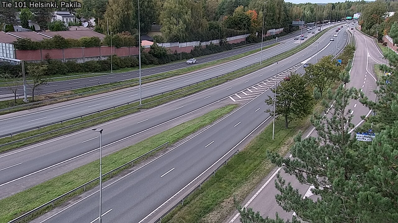 Weather Camera Image Road 101 Helsinki, Pakila, Helsinki, Uusimaa