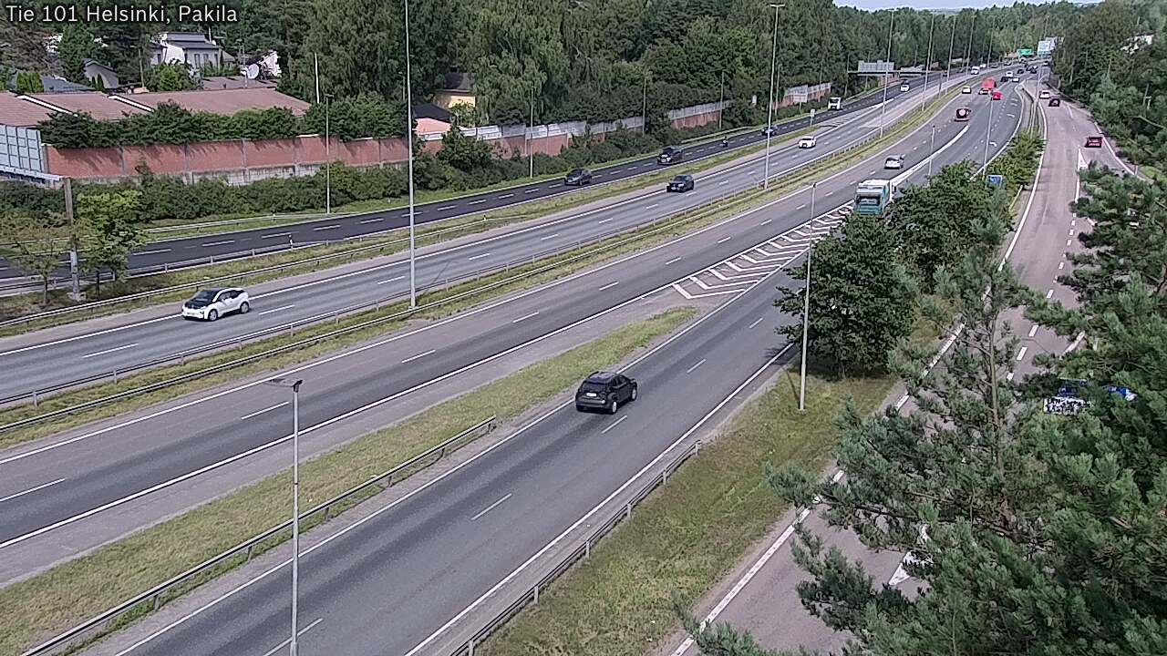 Weather Camera Image Väg 101 Helsingfors, Baggböle, Helsinki, Uusimaa