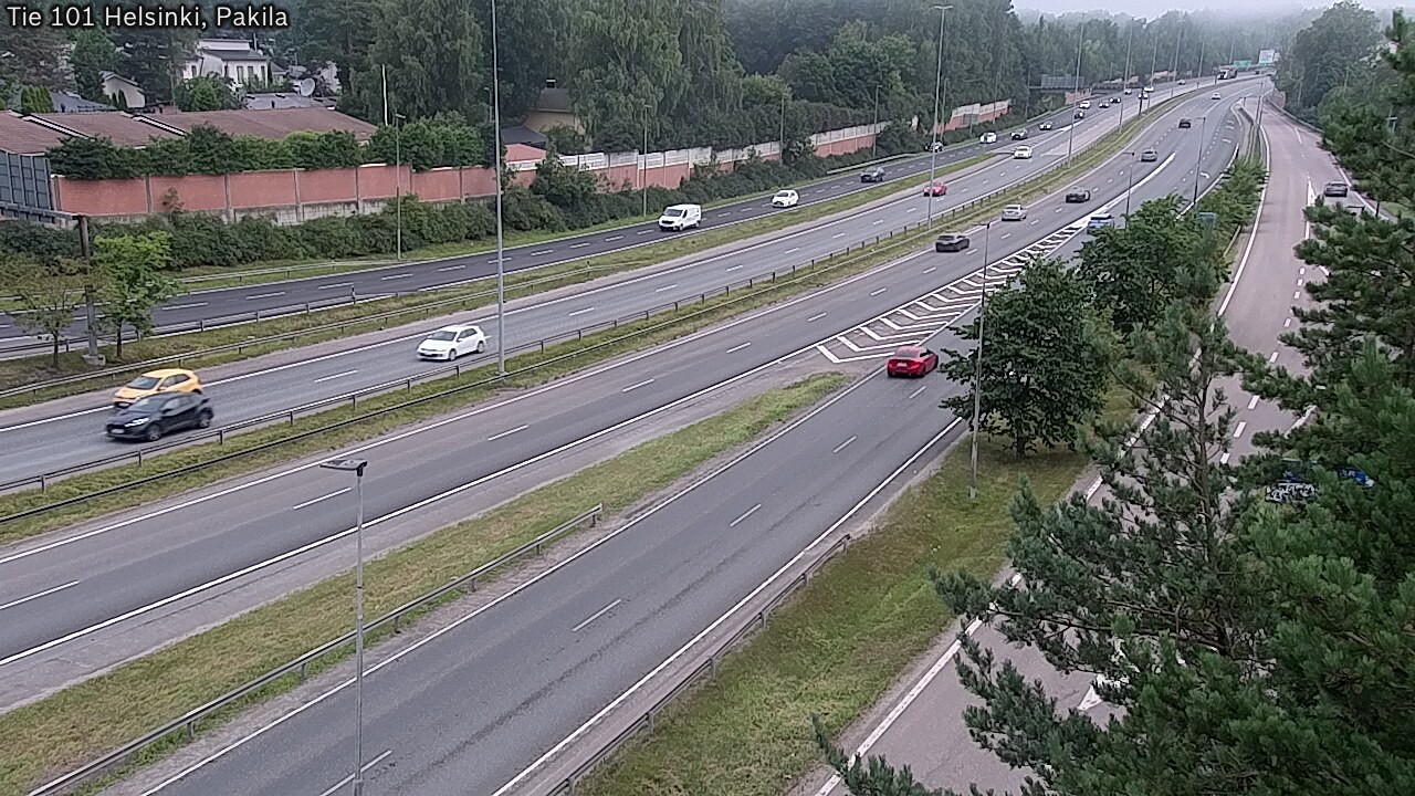 Weather Camera Image Road 101 Helsinki, Pakila, Helsinki, Uusimaa
