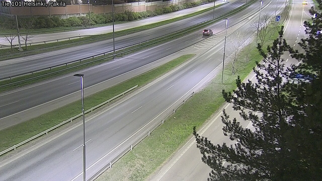 Weather Camera Image Väg 101 Helsingfors, Baggböle, Helsinki, Uusimaa
