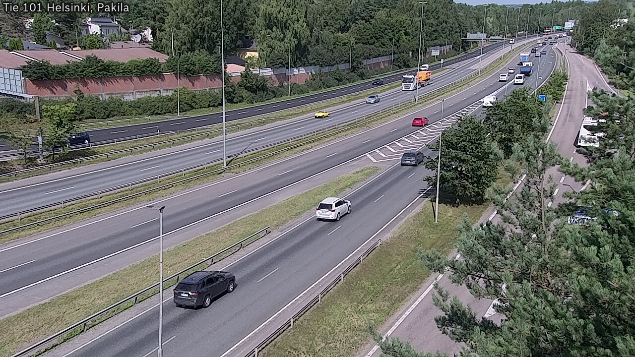 Weather Camera Image Väg 101 Helsingfors, Baggböle, Helsinki, Uusimaa
