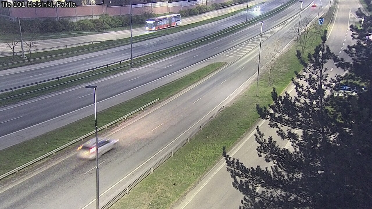 Weather Camera Image Väg 101 Helsingfors, Baggböle, Helsinki, Uusimaa