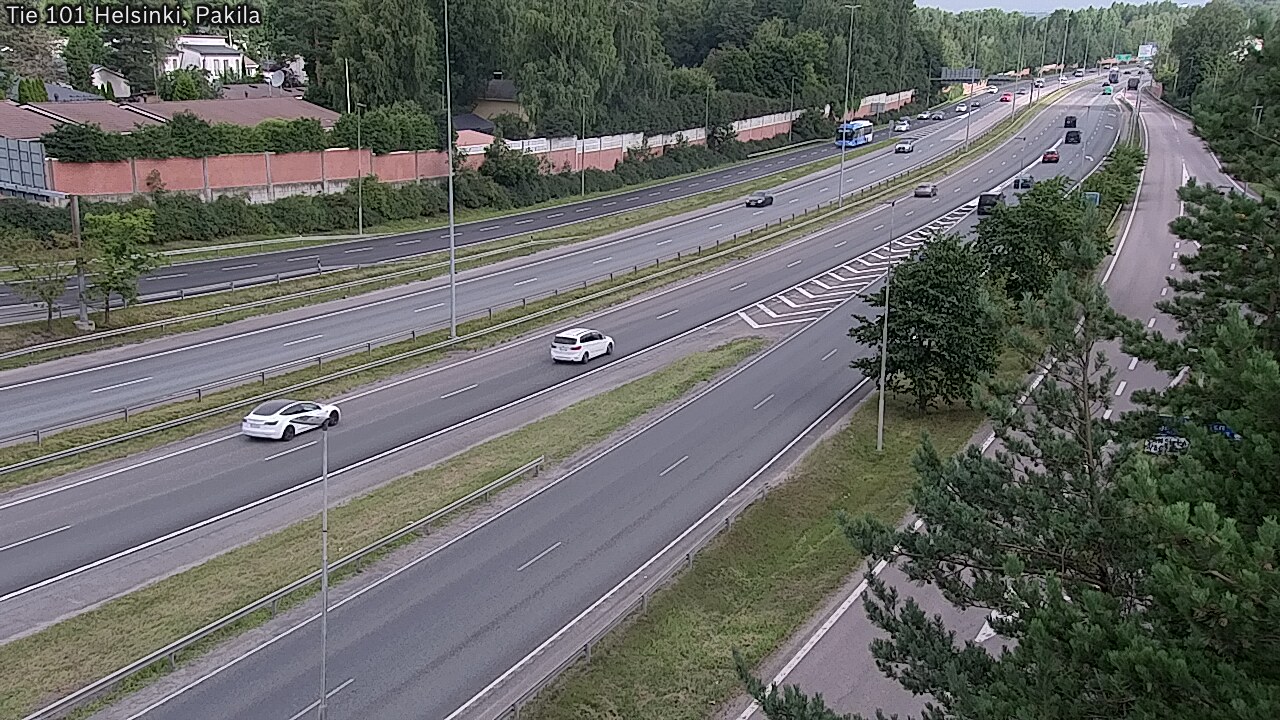 Weather Camera Image Väg 101 Helsingfors, Baggböle, Helsinki, Uusimaa