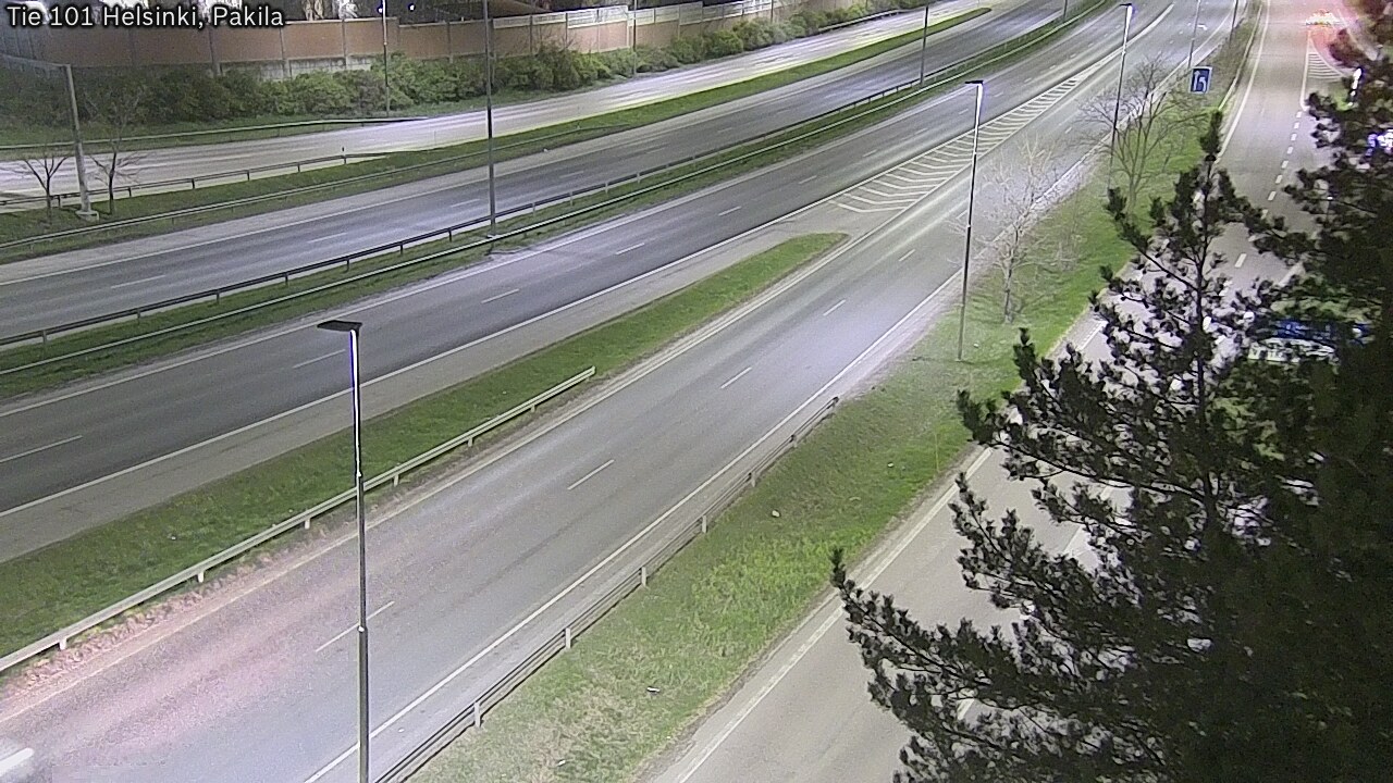 Weather Camera Image Väg 101 Helsingfors, Baggböle, Helsinki, Uusimaa