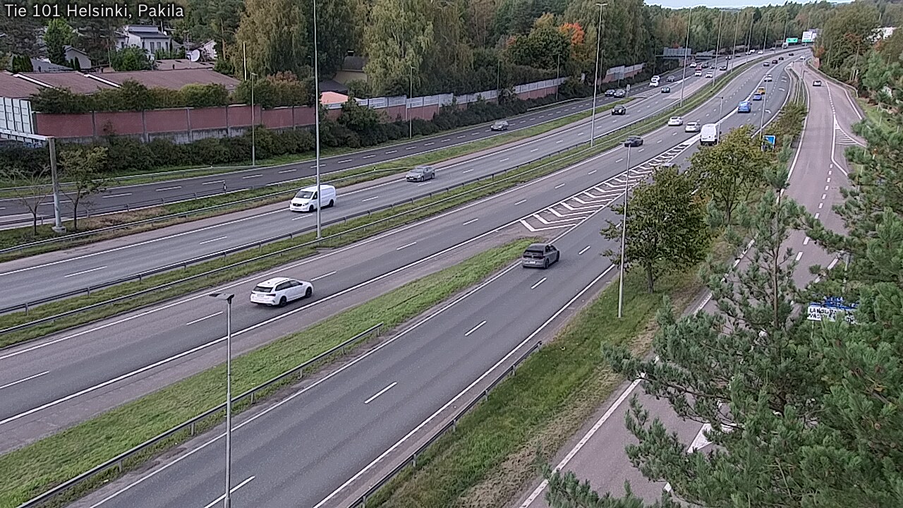 Weather Camera Image Road 101 Helsinki, Pakila, Helsinki, Uusimaa