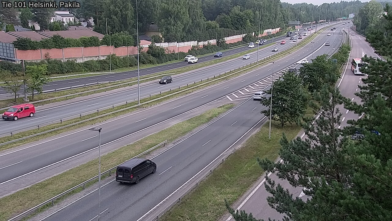 Weather Camera Image Väg 101 Helsingfors, Baggböle, Helsinki, Uusimaa