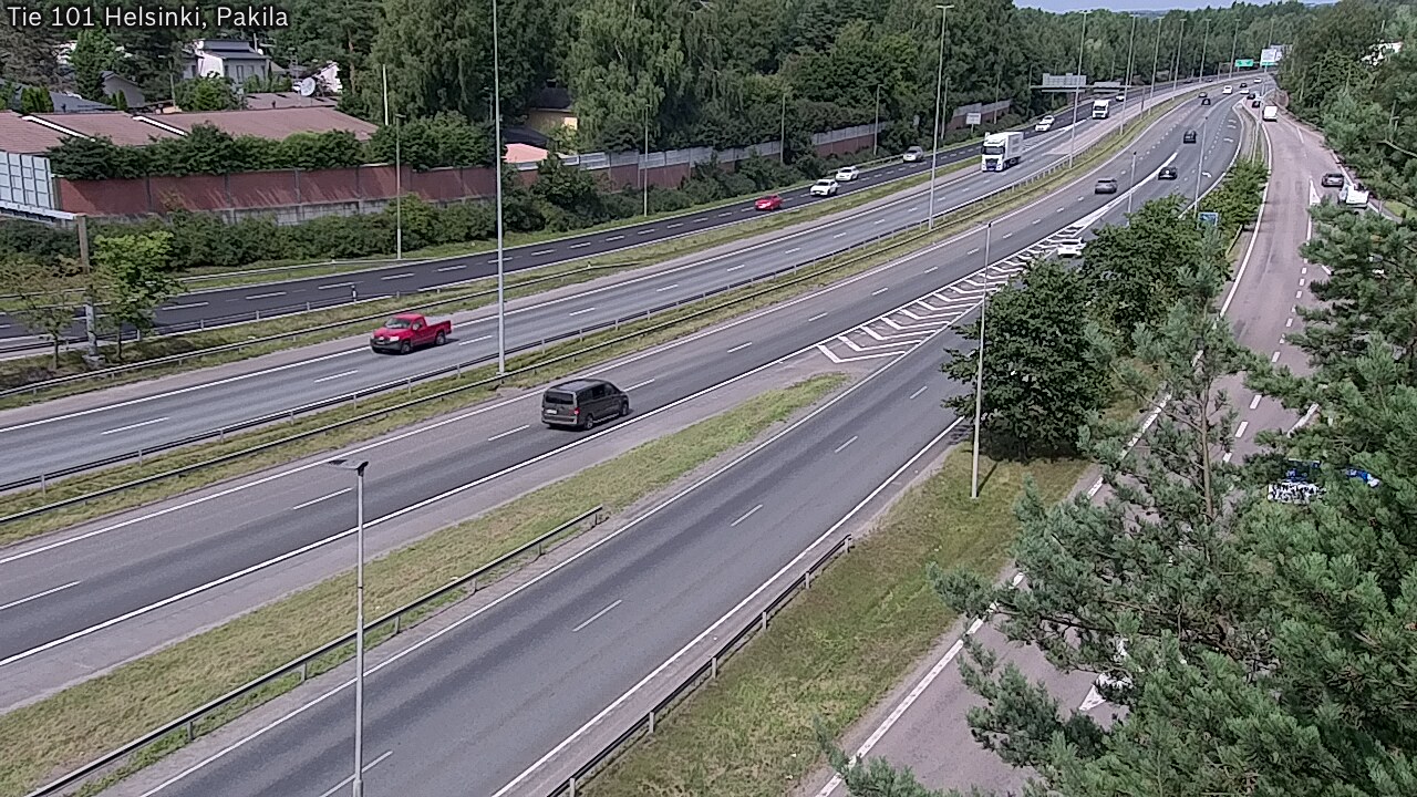 Weather Camera Image Road 101 Helsinki, Pakila, Helsinki, Uusimaa