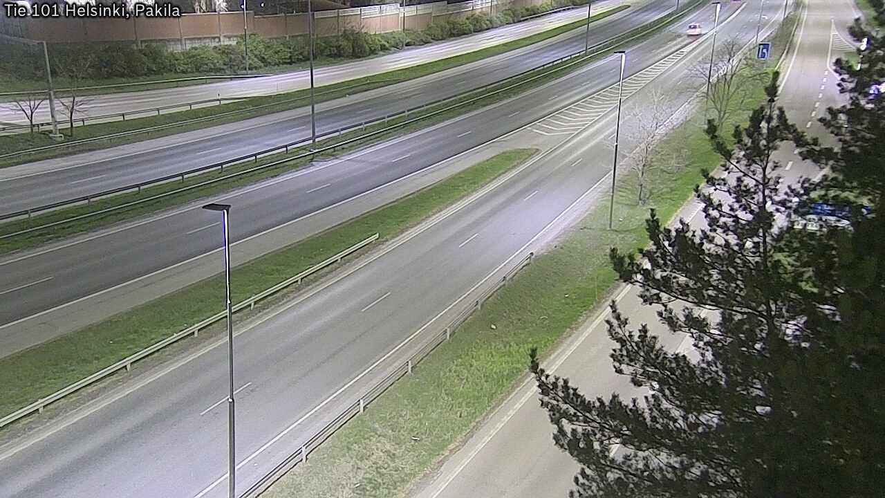 Weather Camera Image Väg 101 Helsingfors, Baggböle, Helsinki, Uusimaa