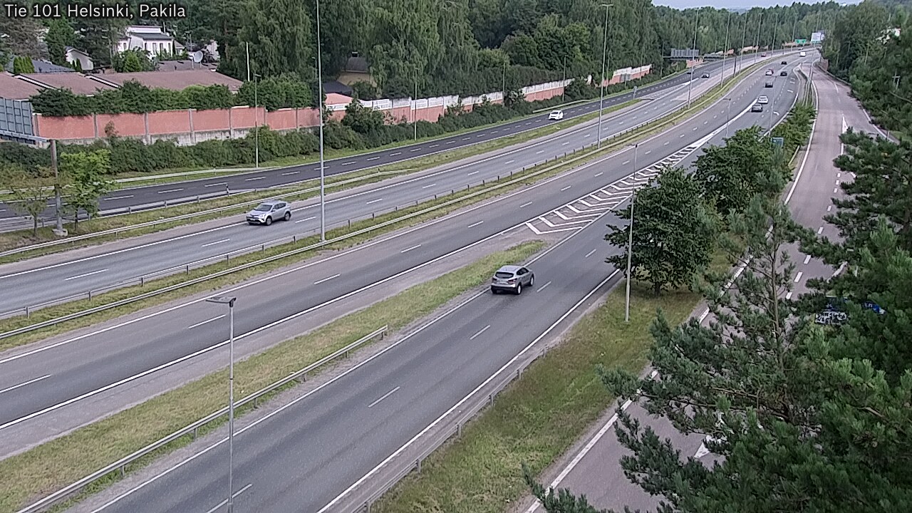 Weather Camera Image Väg 101 Helsingfors, Baggböle, Helsinki, Uusimaa