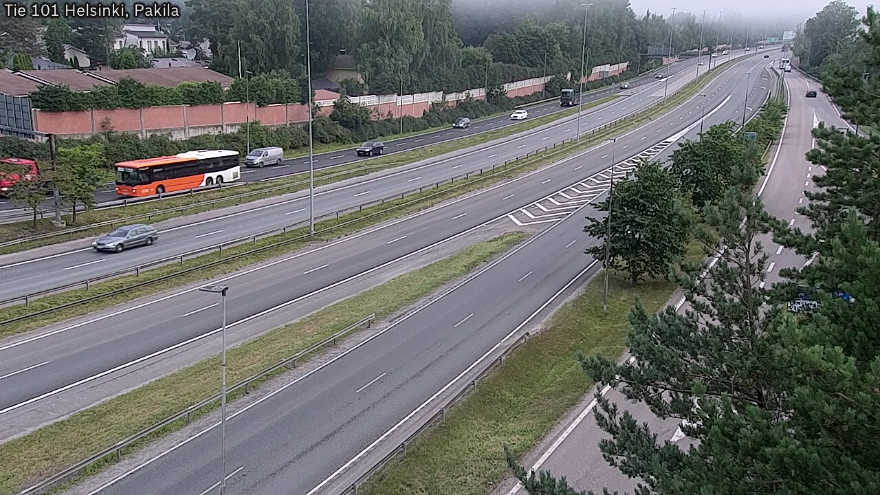 Weather Camera Image Road 101 Helsinki, Pakila, Helsinki, Uusimaa
