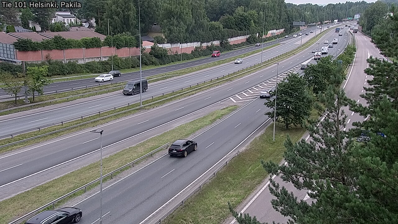 Weather Camera Image Väg 101 Helsingfors, Baggböle, Helsinki, Uusimaa