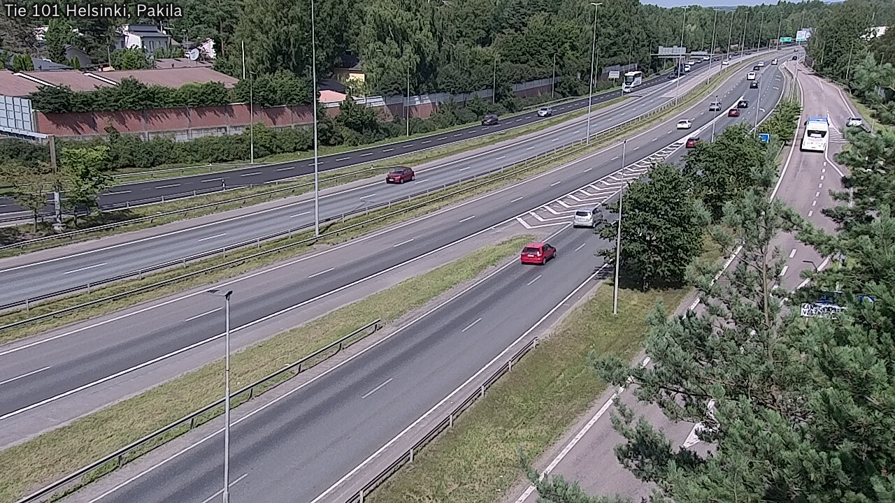 Weather Camera Image Väg 101 Helsingfors, Baggböle, Helsinki, Uusimaa