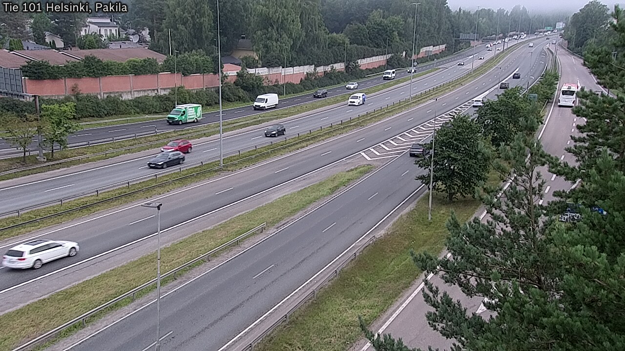 Weather Camera Image Road 101 Helsinki, Pakila, Helsinki, Uusimaa