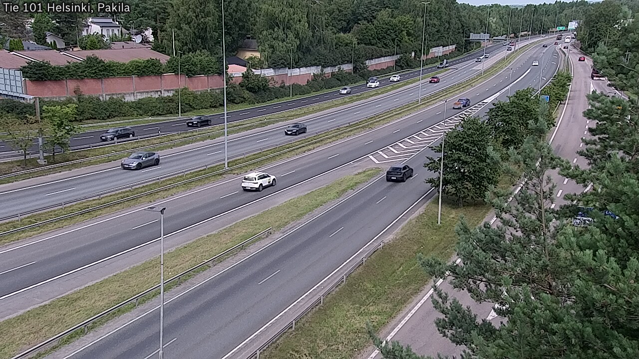 Weather Camera Image Väg 101 Helsingfors, Baggböle, Helsinki, Uusimaa