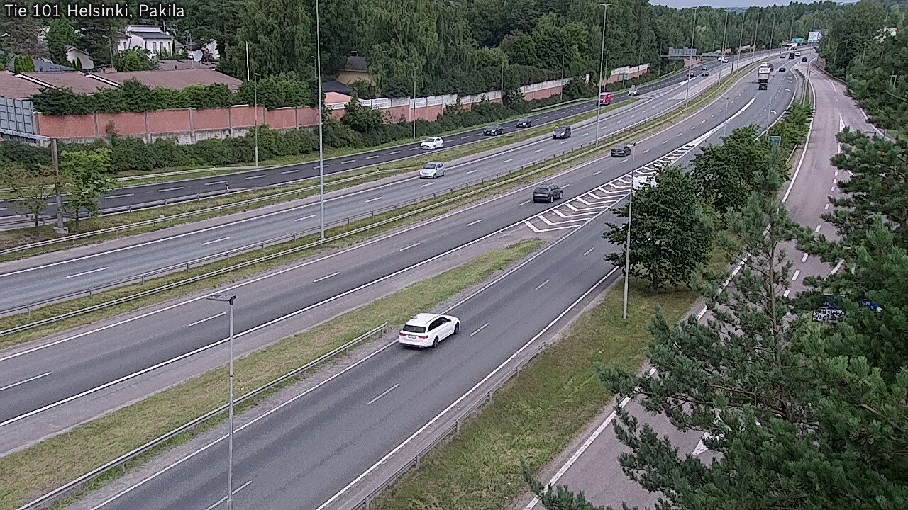 Weather Camera Image Väg 101 Helsingfors, Baggböle, Helsinki, Uusimaa