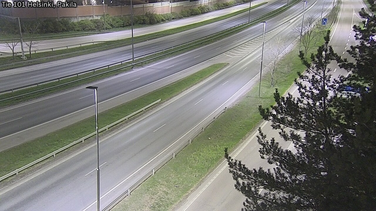 Weather Camera Image Väg 101 Helsingfors, Baggböle, Helsinki, Uusimaa