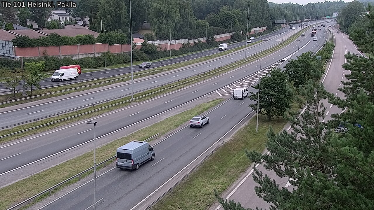 Weather Camera Image Väg 101 Helsingfors, Baggböle, Helsinki, Uusimaa