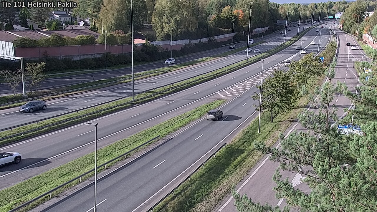 Weather Camera Image Road 101 Helsinki, Pakila, Helsinki, Uusimaa