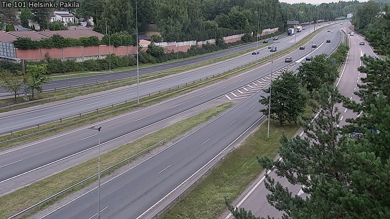 Weather Camera Image Väg 101 Helsingfors, Baggböle, Helsinki, Uusimaa