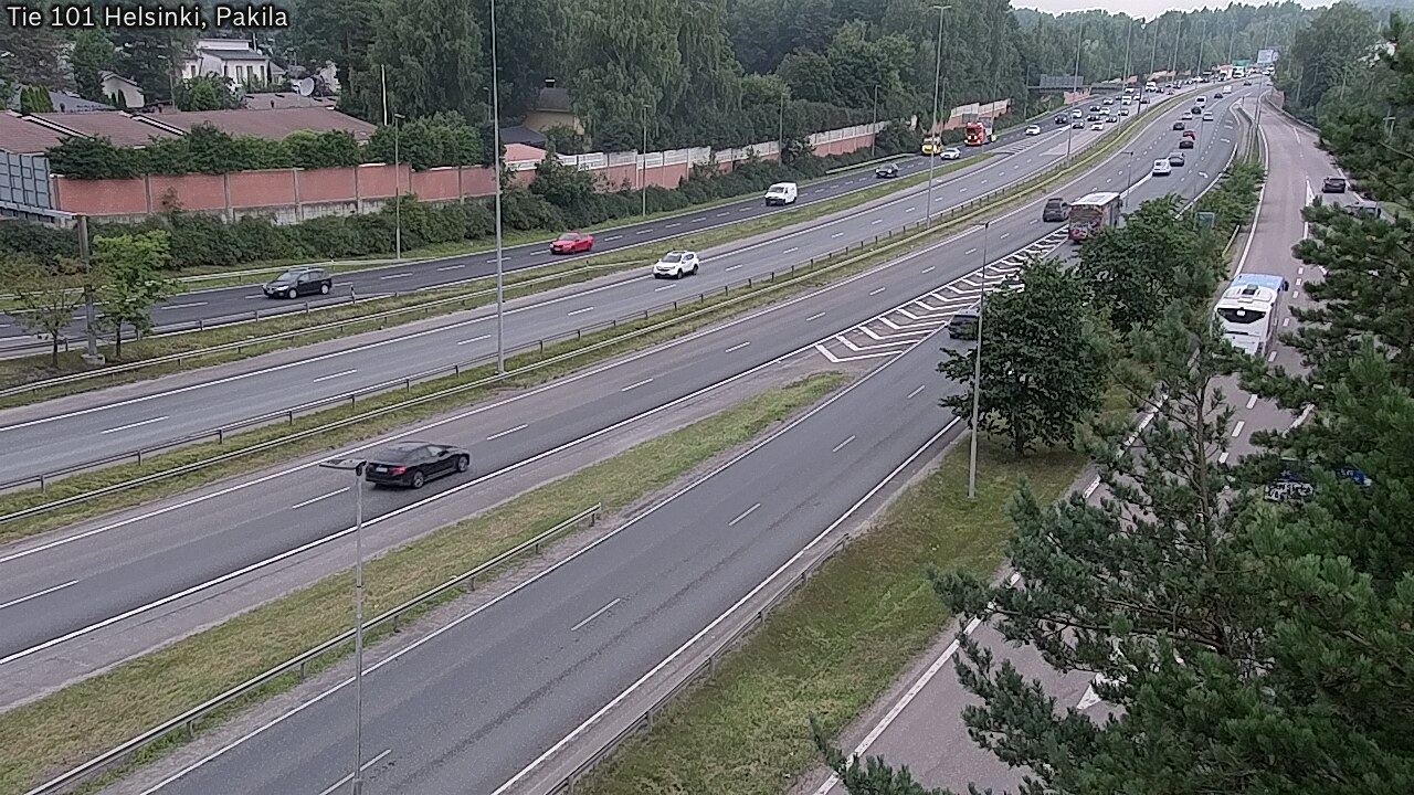 Weather Camera Image Väg 101 Helsingfors, Baggböle, Helsinki, Uusimaa