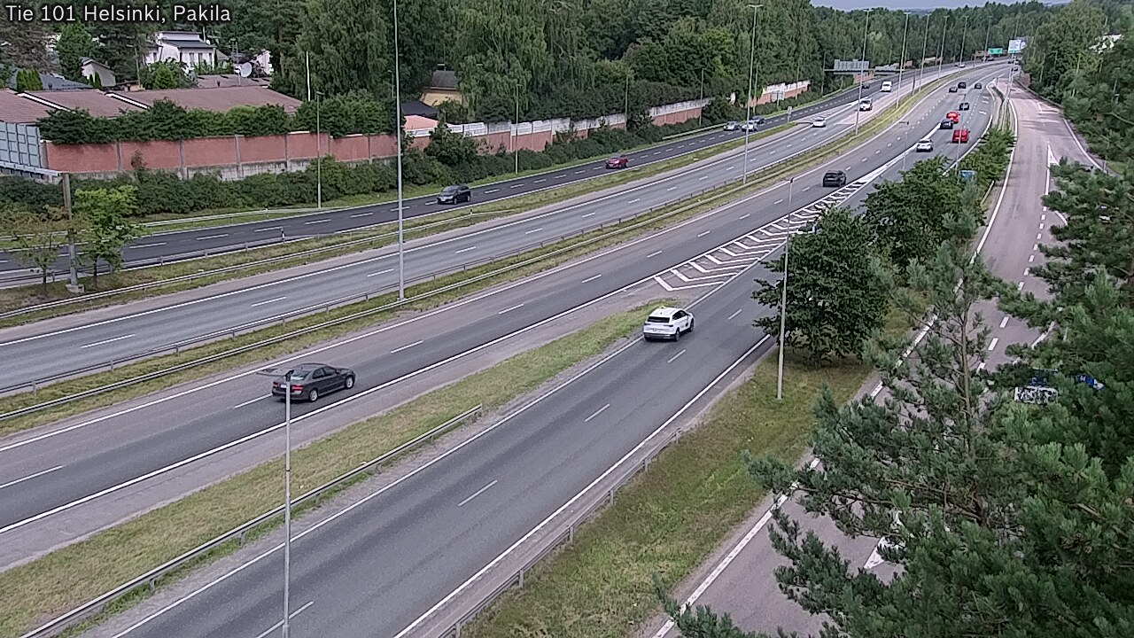 Weather Camera Image Väg 101 Helsingfors, Baggböle, Helsinki, Uusimaa