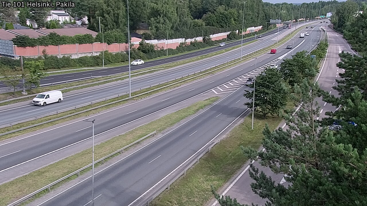 Weather Camera Image Väg 101 Helsingfors, Baggböle, Helsinki, Uusimaa