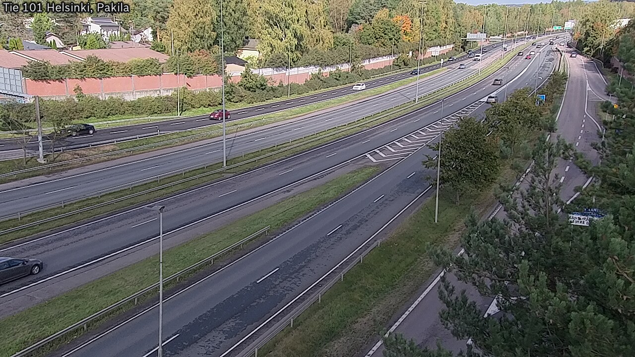 Weather Camera Image Road 101 Helsinki, Pakila, Helsinki, Uusimaa