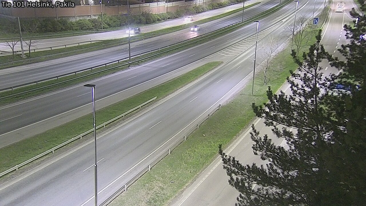 Weather Camera Image Väg 101 Helsingfors, Baggböle, Helsinki, Uusimaa