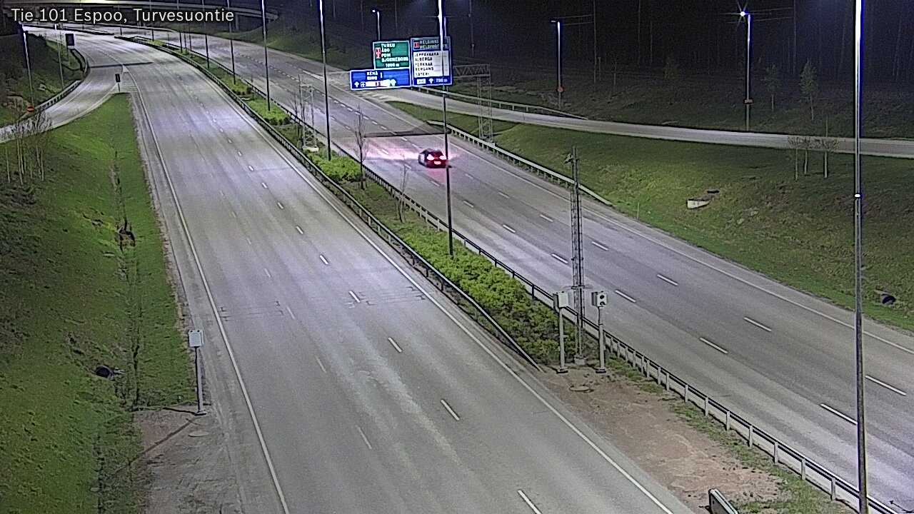Weather Camera Image Road 101 Espoo Turvesuontie, Espoo, Uusimaa