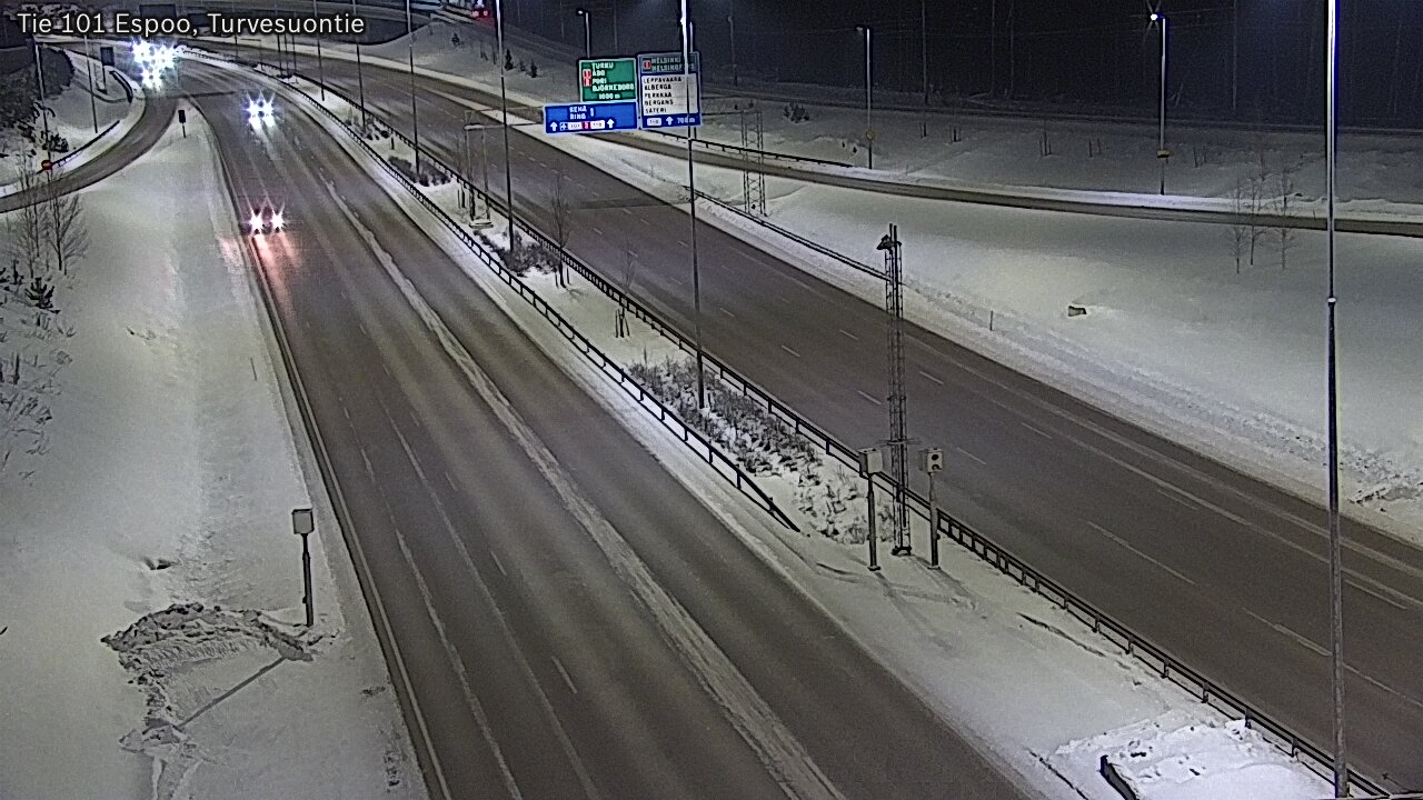 Weather Camera Image Road 101 Espoo Turvesuontie, Espoo, Uusimaa