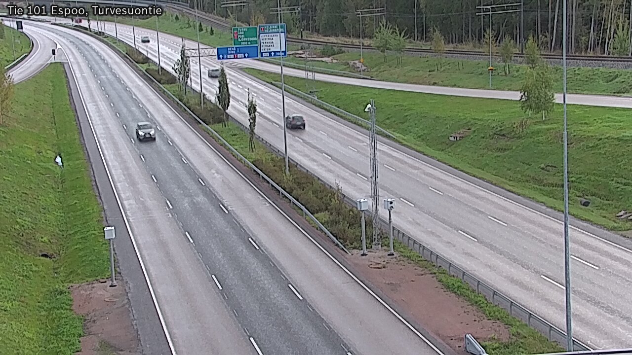 Weather Camera Image Road 101 Espoo Turvesuontie, Espoo, Uusimaa