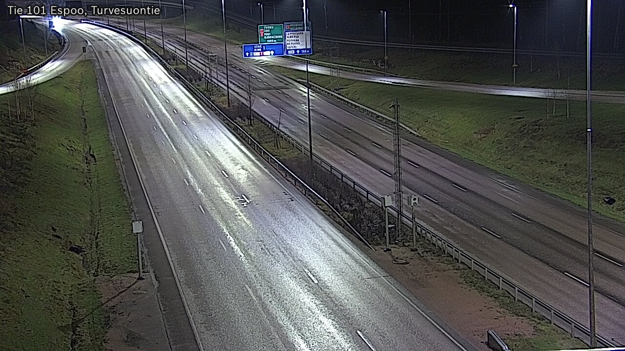 Weather Camera Image Road 101 Espoo Turvesuontie, Espoo, Uusimaa