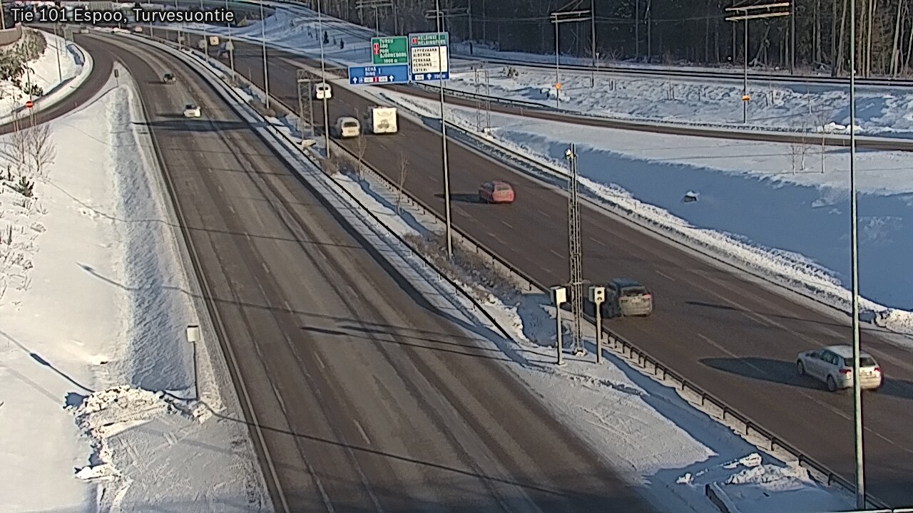 Weather Camera Image Road 101 Espoo Turvesuontie, Espoo, Uusimaa