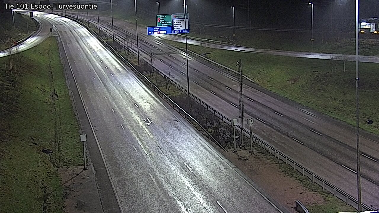 Weather Camera Image Road 101 Espoo Turvesuontie, Espoo, Uusimaa