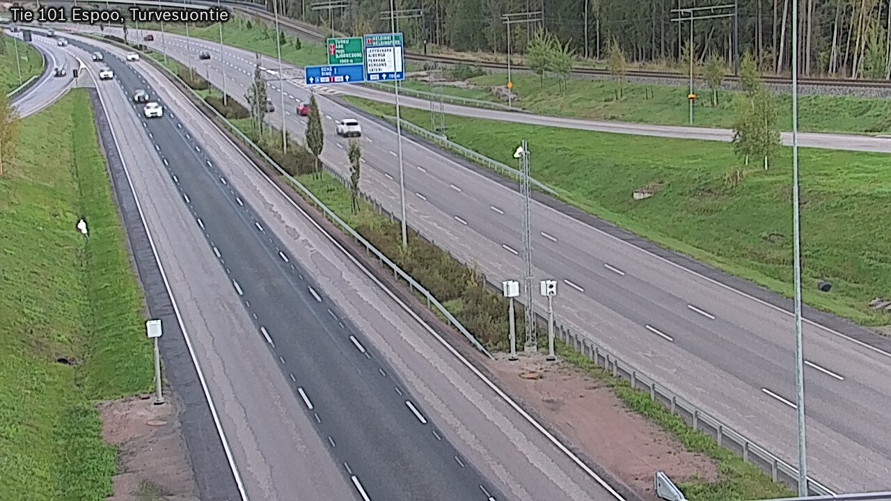 Weather Camera Image Väg 101 Esbo Torvmossvägen, Espoo, Uusimaa